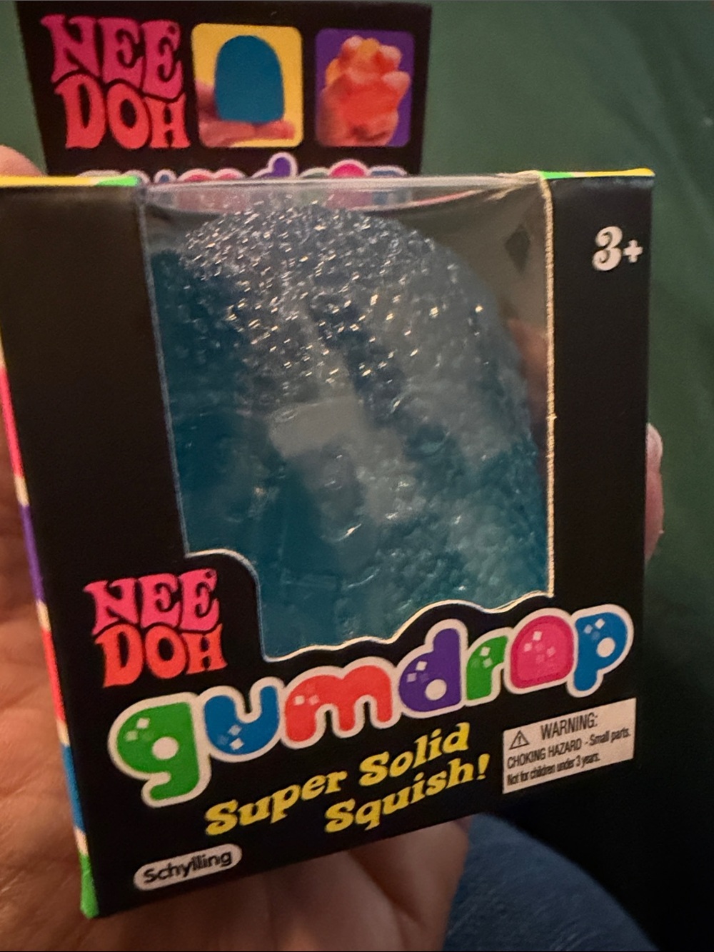NeeDoh Gumdrop Super Solid Squish! Blue